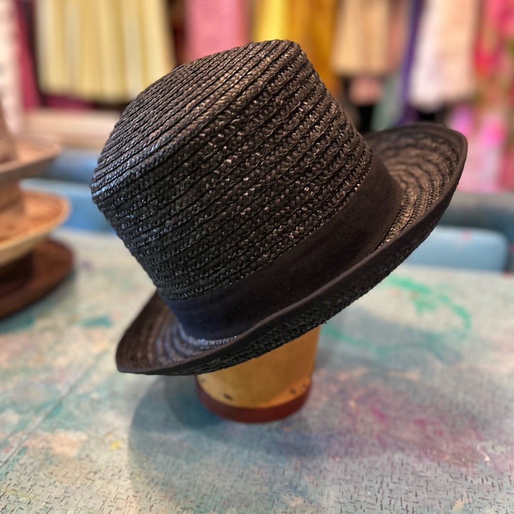 Black Straw Hat - Picture 8 of 12